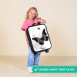 Petal papillon Kinderkoffer - Zwart klein -sfeer2_UK