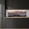 Panorama - Landschap - Bergen keuken achterwand 2 middel -sfeer1