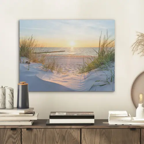 Strand - Zon - Duin - Gras - Zand - Horizon PET vilt klein -sfeer1