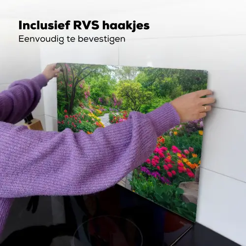 Park - Bloemen - Tuin Inductie beschemer met haakjes klein -ky-ophangen-nl