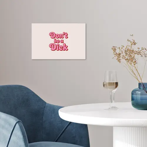 Tekst - Boodschap - Roze poster papier klein -sfeer3