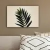 Palmblad - Donkere bladen - Subtiel canvas 2cm klein -sfeer3