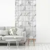 Marmer -  Tegels - Grijs - Wit fotobehang vinyl groot 64 -woonkamer