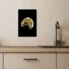 Croissant - Brood - Goud - Zwart KitchenYeah - Keuken - Canvas klein -sfeer2