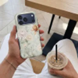 Illustratie - Bloemen - Groen Toughcase MagSafe Apple iPhone 17 Pro Max klein -Sfeer1M