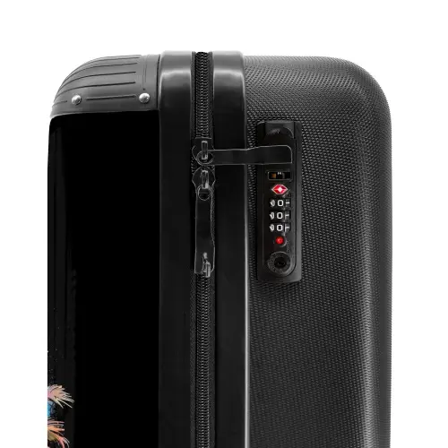 Palmbomen Besmeurd met Verf NBS - Handbagage koffer - Kinderen Unisex middel -slot