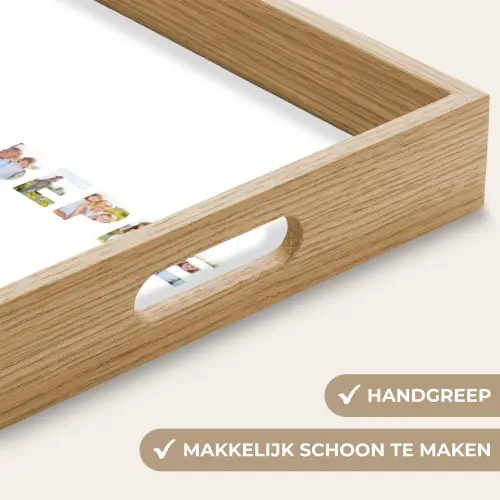 Pake & Beppe - Lettercollage Dienblad Rechthoek middel -USP_HandgreepNL