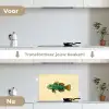 Vis - Blauw - Stippen - Schubben keuken achterwand spatscherm klein -voor_na_NL