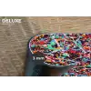 Spat - Abstract - Waterverf - Multi Placemat vinyl groot 368 -closeup