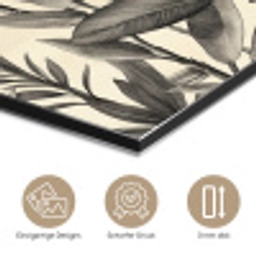 Klassiek - Botanisch - Zwart - Beige aluminium wit klein 46 -closeup_DE
