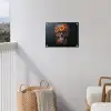 Bloemen - Kleurrijk - Schedel tuinposter los doek klein -sfeer8