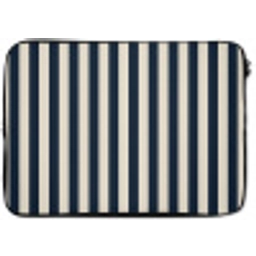 Verticale strepen - Blauw - Crème laptophoes neopreen klein 279 -zkaufland3dotto