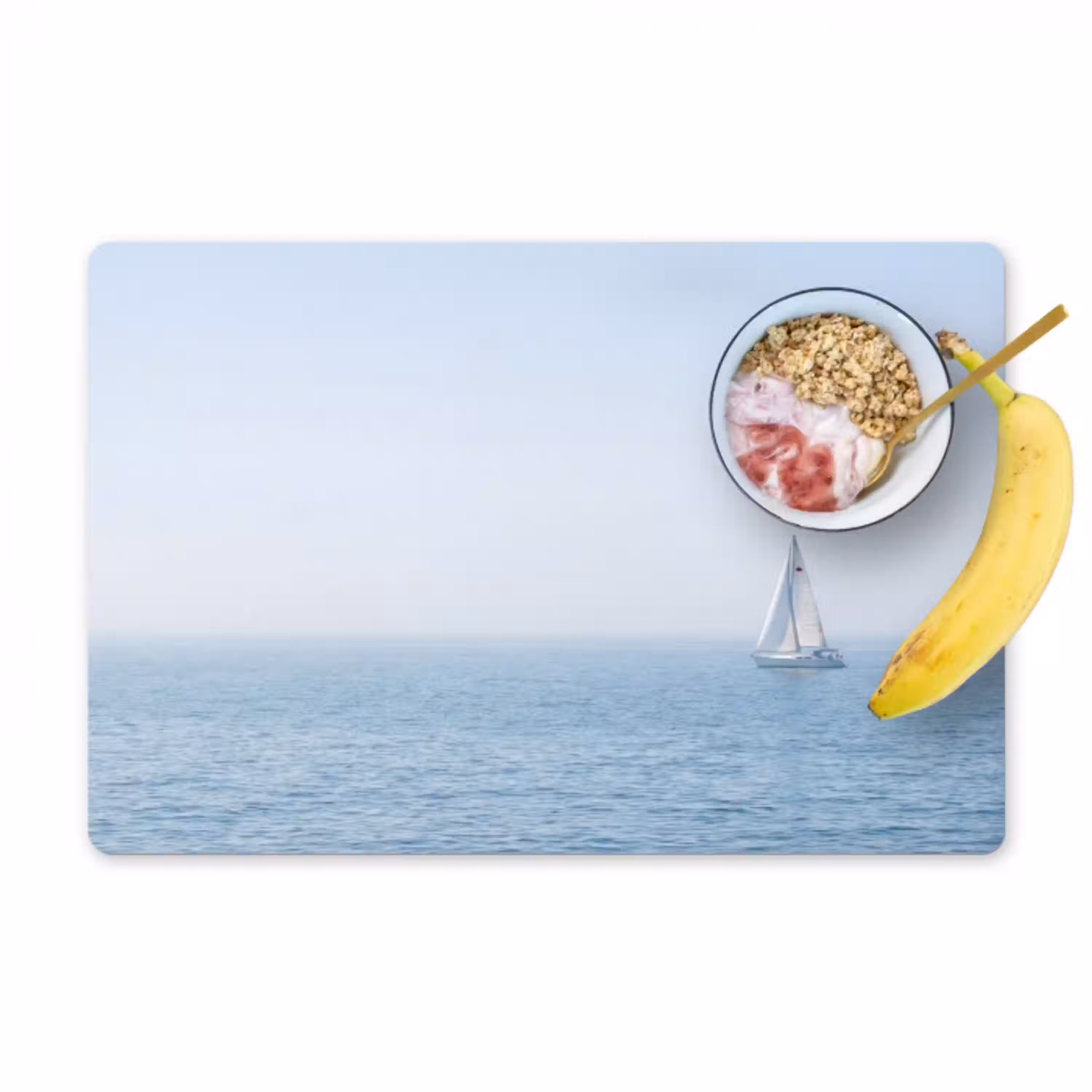 Horizon - Zeilboot - Zee Placemat vinyl groot -zzzproduct_Kitchenyeah-website