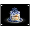 Pannenkoeken - Blauwe Bessen - Bord tuinposter los doek klein -3d