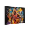 Basketbal - Verf - Kleuren - Rood aluminium wit klein -3d