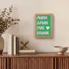 Amor - Valentijn - Groen - Tekst Light Box met kabel (Tafellamp) klein -sfeer2