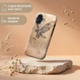 Buizerd - Roofvogel - Natuur - Bruin Toughcase MagSafe Apple iPhone 17 klein -USP_RandenV_FR