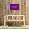 You're doing great - Paars - Bubble letters Tuinposter op houten frame 2 cm dik klein -sfeer4