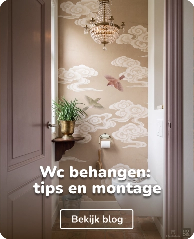 wc behangen