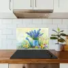 Lavendelbloemen - Quote - Gieter keuken achterwand spatscherm klein -sfeer2