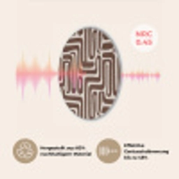 Abstract - Patroon - Bruin Akoestische PET Vilt - Rond klein 838 -USP_DE