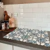Barok - Tegel - Kleurrijk Inductie beschermer vinyl 3mm klein 276 -sfeer3