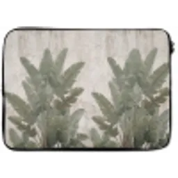 Bananenbladeren - Beton - Groen laptophoes neopreen klein -zkaufland3dotto