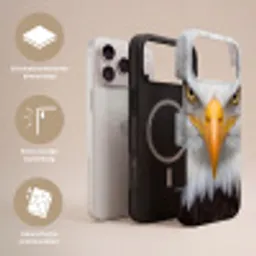 Amerikaans - Zeearend - Portret - Geel Toughcase MagSafe Apple iPhone 17 Pro Max klein -USP_Lagen_NL