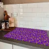 Panterprint - Paars - Groen - Neon Inductie beschermer vinyl 3mm klein 276 -sfeer3
