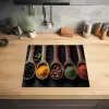 Houten - Lepels - Specerijen - Kruiden Inductie beschermer vinyl 3mm middel -sfeer5