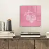 Frambozen - Steel - Getekend - Roze plexiglas 5mm klein -sfeer1