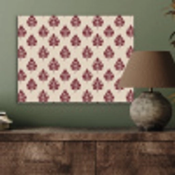 Botanisch - Patroon - Bordeaux PET vilt klein 837 -sfeer2