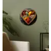 Houten - Hart - Kleurrijke - Specerijen Wandcirkel kunststof plaat 5mm dik klein -sfeer3