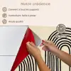 Boogvormen - Zwart - Strak keuken achterwand spatscherm klein -spatscherm_FR