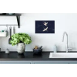 Kraanvogels - Nachthemel - Blauw Muursticker klein -keuken
