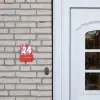 Rood - Paars - Zebra - Klassiek Naambord Huisje klein -sfeer1