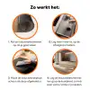 Hazestaartgras - Graanharen - Zonlicht Inductie beschermer vinyl 3mm klein -zzzzzzz-td-werking