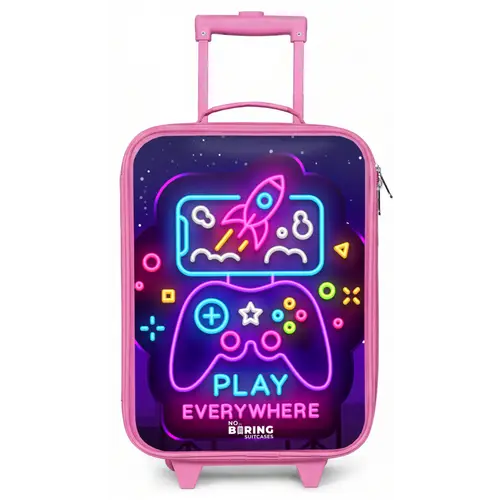 Neonbord met controller Kinderkoffer - Roze klein -zz3dotto