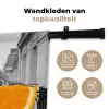 Sinaasappel - Eiffeltoren - Vrouw Wandkleed katoen klein -sfeer2