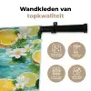 Citroen - Bloemen - Bruisend - Water Wandkleed katoen klein 269 -sfeer2