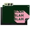 Donkergroen - Tekst - Schaduw - Grafisch Inductie beschemer met haakjes klein -3d