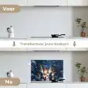 Winter - Gnooms - Eekhoorns - Meerkleurig keuken achterwand spatscherm klein -voor_na_NL