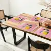 Vogel - Roze - Geel - Blauw Placemat vinyl groot -zzsfeer4_Kitchenyeah-website