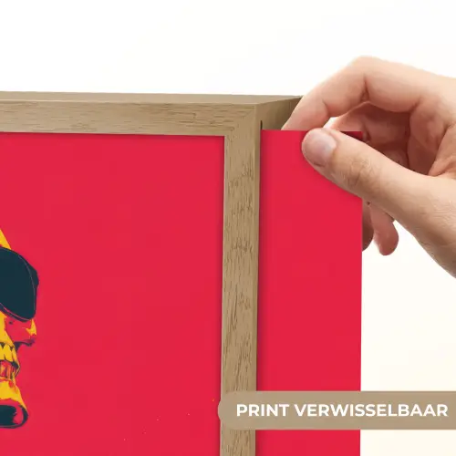 Zonnebril - Schedel - Jas - Rood Light Box met batterij (Wandlamp) middel -USP_websiteprintNL