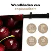 Rood - Fruit - Kersen Wandkleed katoen klein -sfeer2