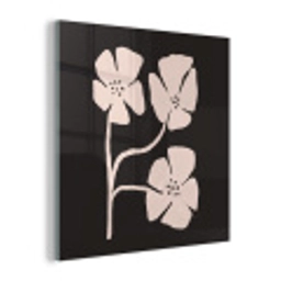 Bloemen - Bohemian - Pastel - Kunst plexiglas 5mm klein -z3d