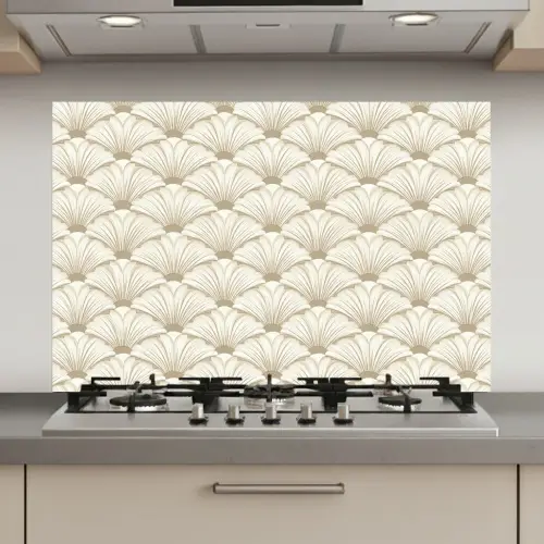 Klassiek - Art - Beige keuken achterwand spatscherm klein 900 -3d_website