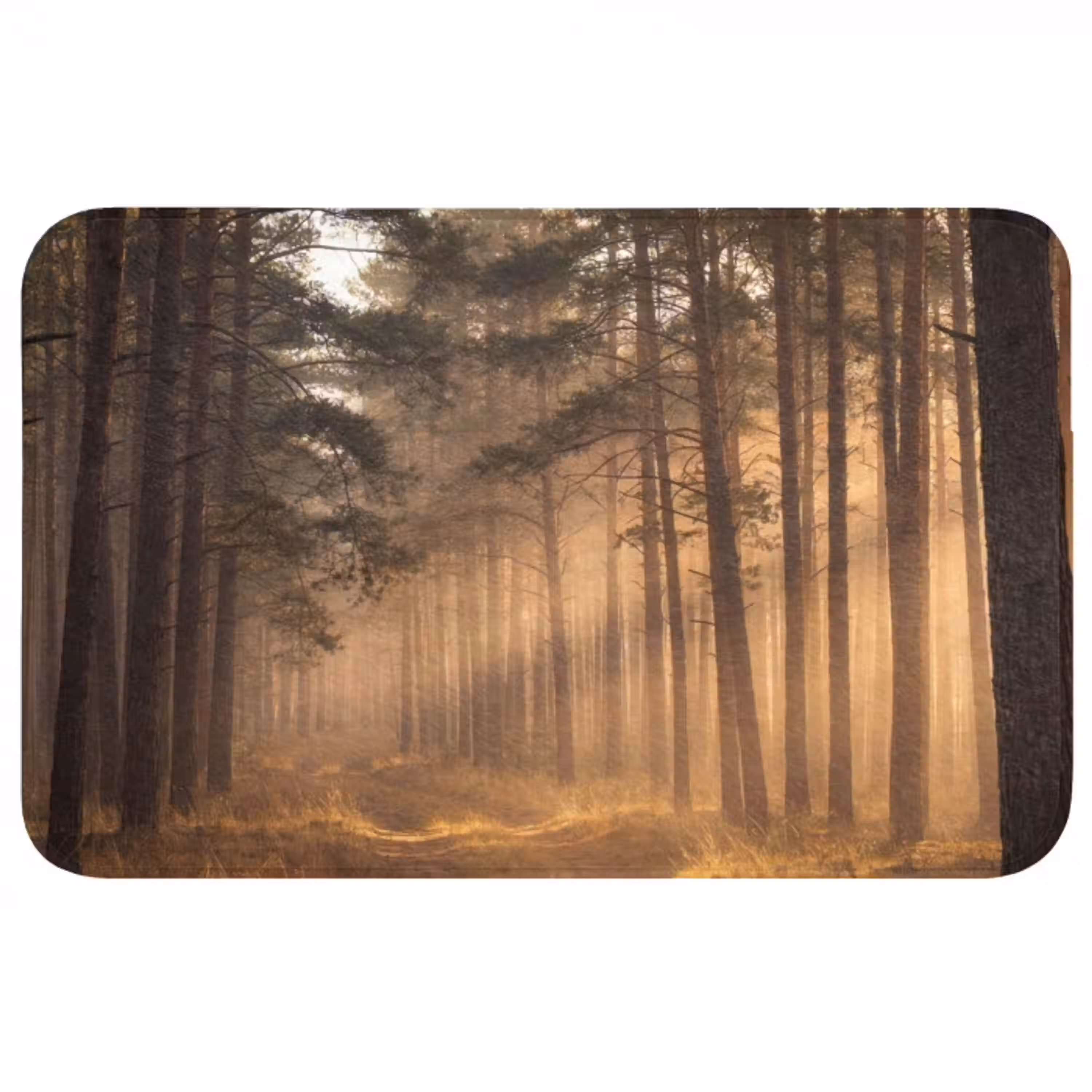 Bos - Mist - Zonlicht Badmat middel -3d