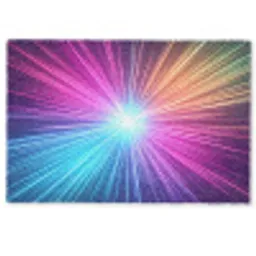 Abstract - Light - Burst - Modern - Colorful Deurmat klein -zkaufland3d