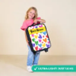 Hartjes - Patroon - Kleurrijk Kinderkoffer - Zwart klein -sfeer2_UK